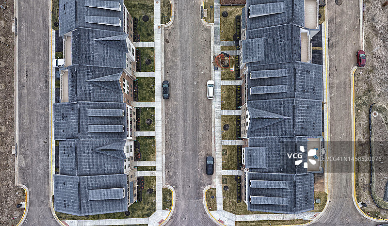 联排别墅社区图片素材