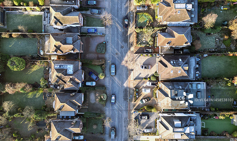 冰霜覆盖的房屋图片素材