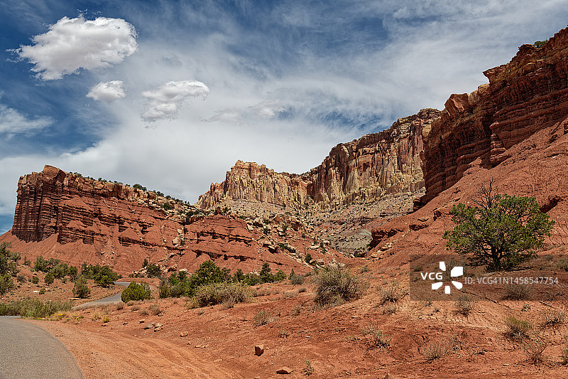在首都礁国家公园逃离压力图片素材