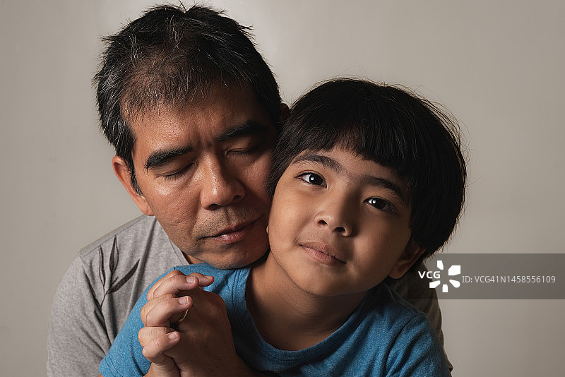 父子的肖像图片素材