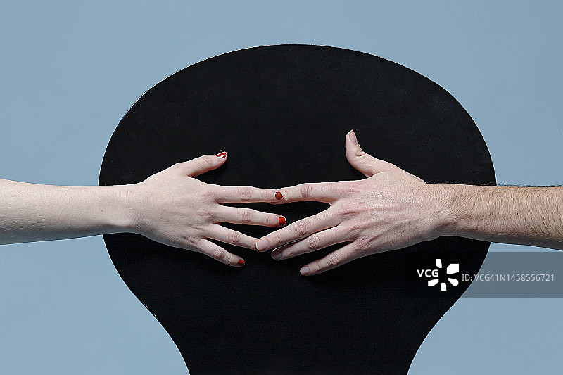 双手连接图片素材