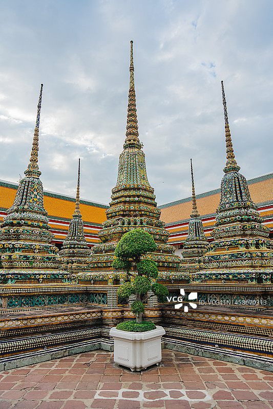 曼谷卧佛寺风光图片素材