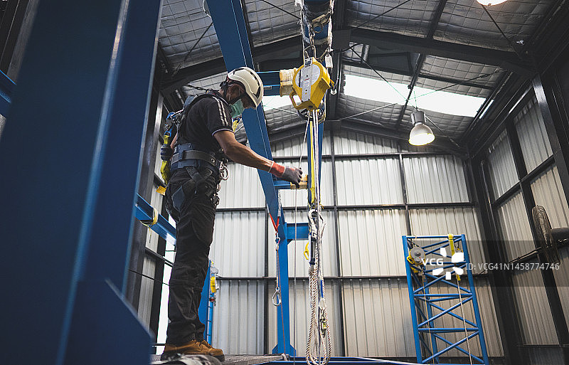 高空作业图片素材