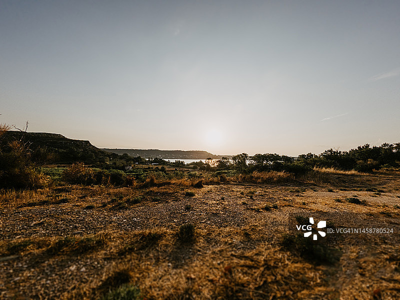 干燥的草地景观图片素材