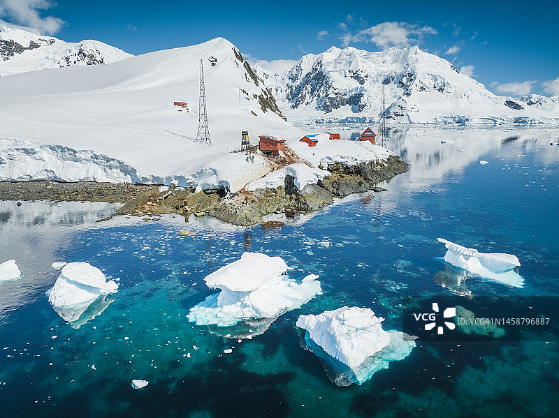 阿尔米兰泰·布朗南极科考站图片素材
