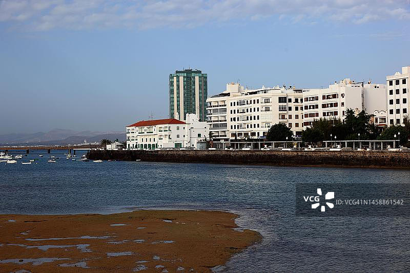 西班牙兰萨罗特岛阿雷西费的格兰酒店图片素材