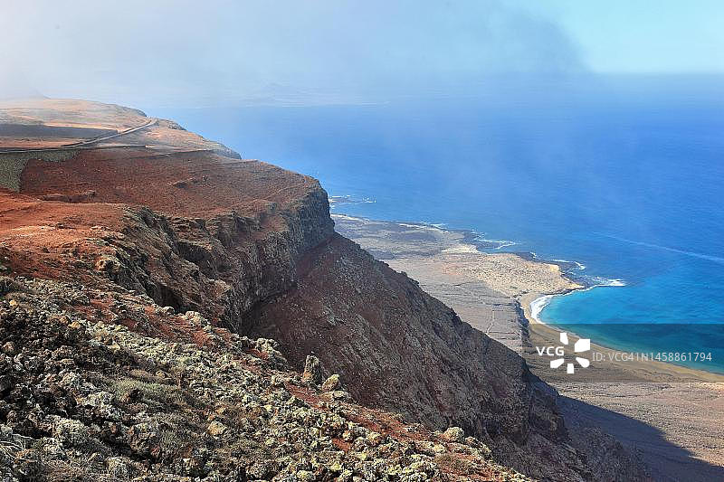兰萨罗特岛迷人观景点图片素材