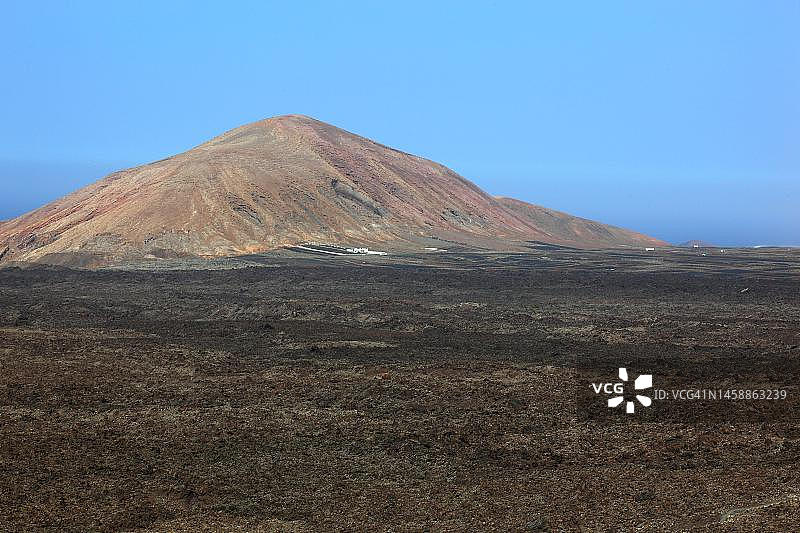 西班牙加那利群岛兰萨罗特岛蒂曼法亚国家公园图片素材