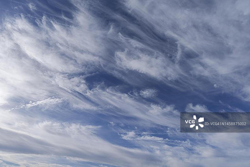 卷层云，巴伐利亚，德国图片素材