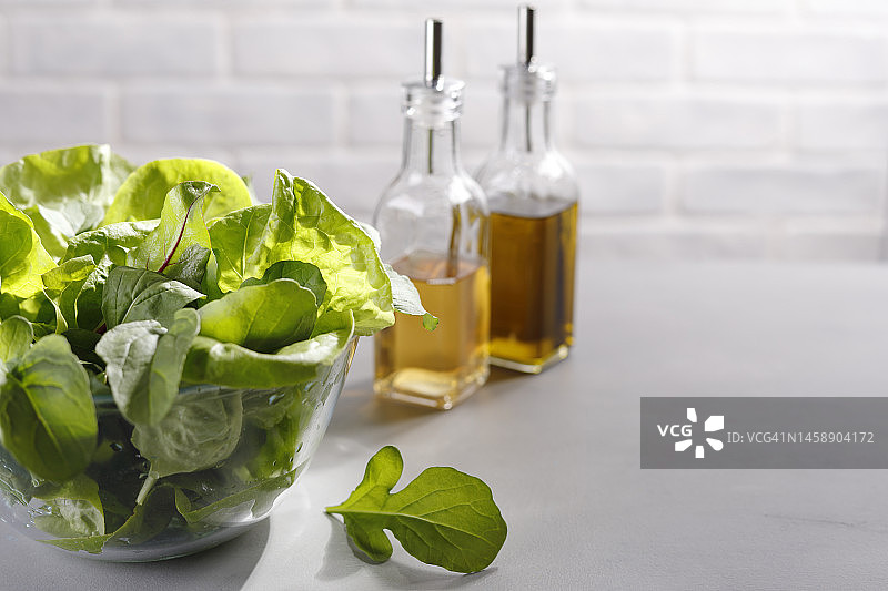 绿色混合蔬菜沙拉图片素材