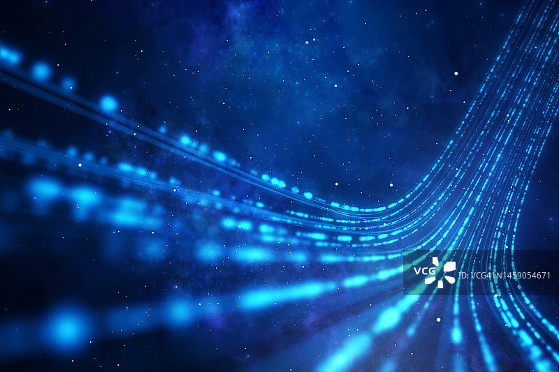 外太空的互联网通讯图片素材