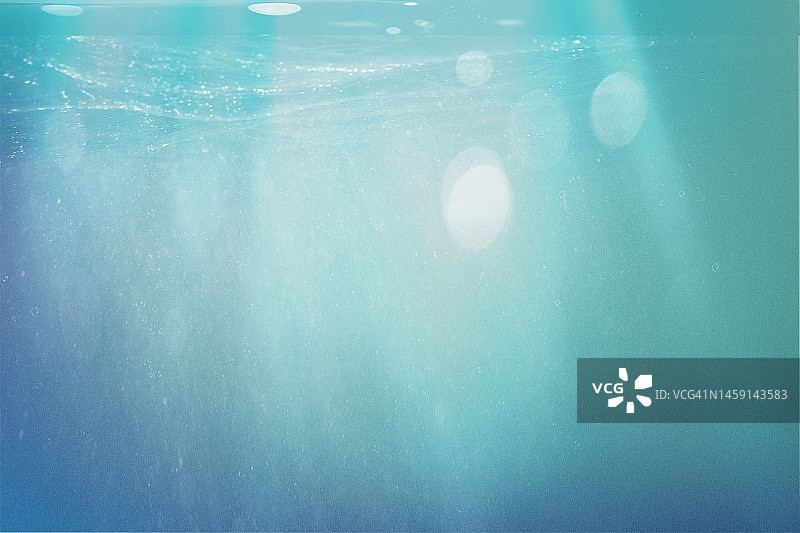 水下蓝色表面特写图片素材