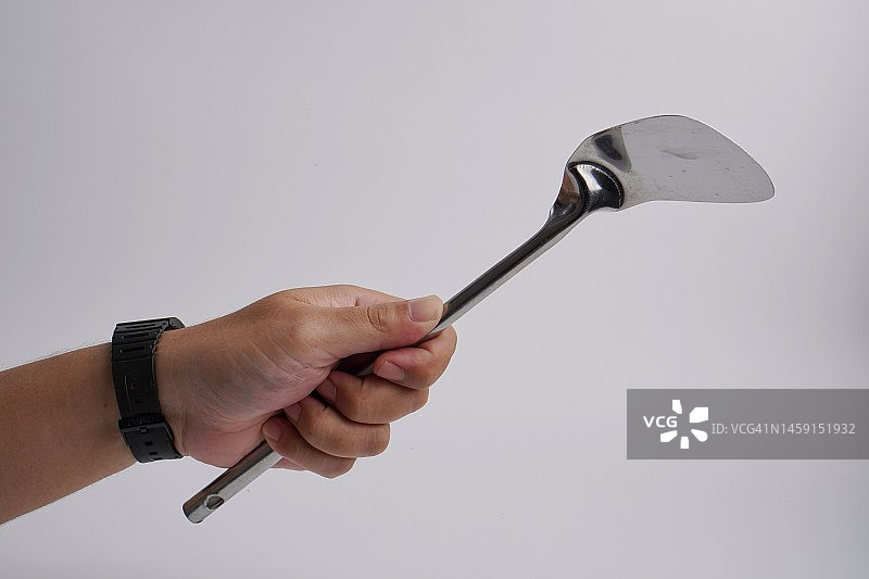 手持抹刀特写图片素材