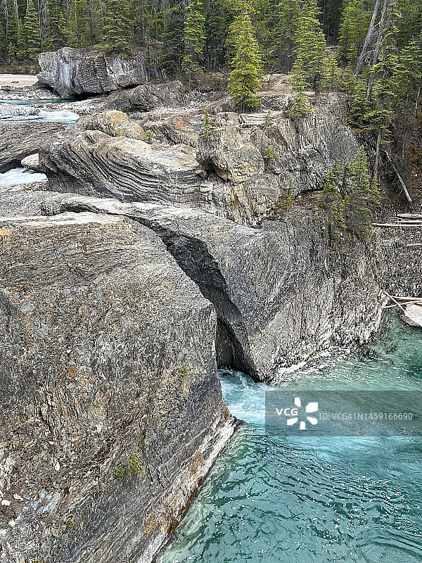 加拿大落基山脉的著名地貌图片素材