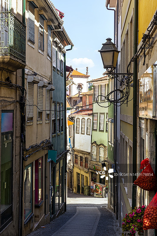 葡萄牙拉梅戈城堡或阿尔托社区图片素材