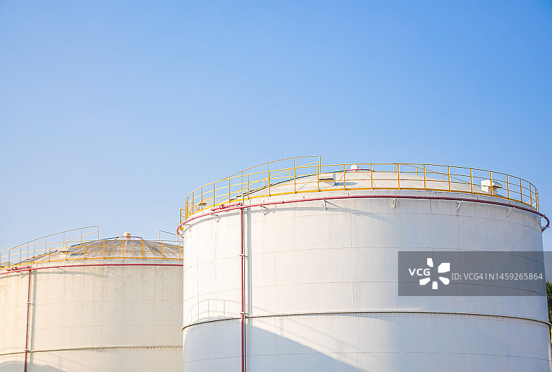 油库和储油罐图片素材