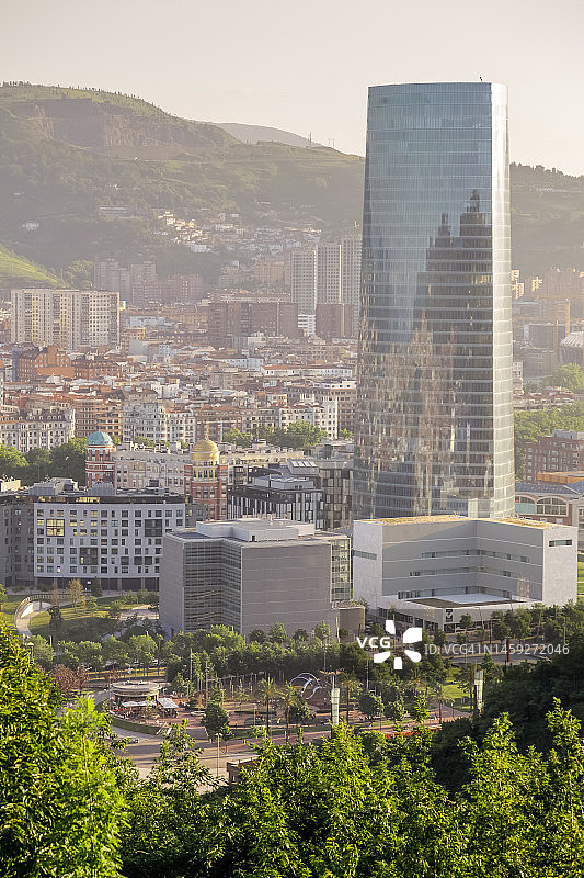 毕尔巴鄂城市天际线图片素材
