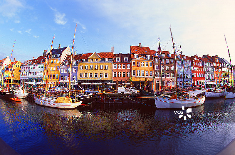 海港广角景观图片素材