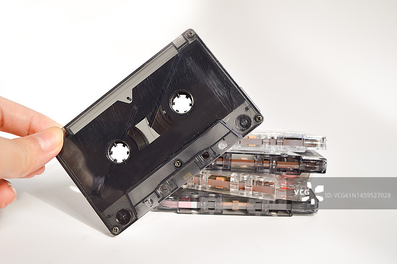老式磁带录音技术图片素材