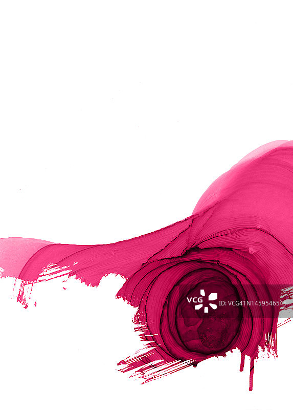 品红色流体艺术抽象背景图片素材