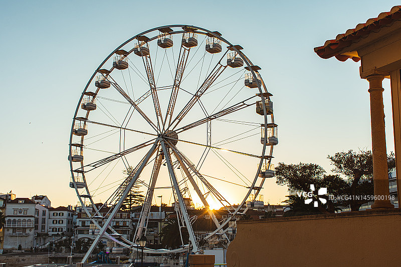 摩天轮第一视角图片素材