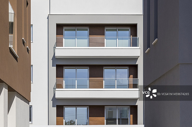 现代公寓建筑细节（塞浦路斯）图片素材