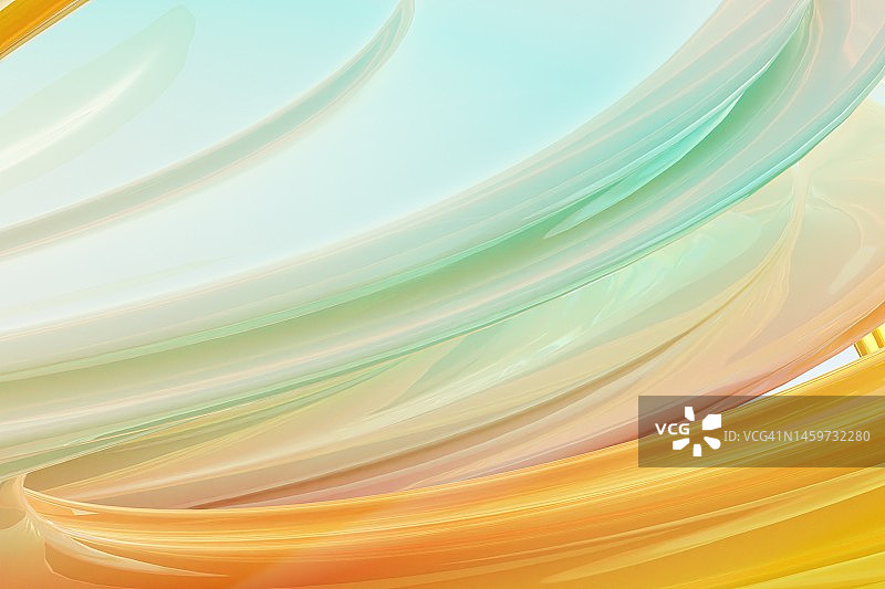 具有柔和色彩和流畅形状的抽象虹彩背景数字图像图片素材