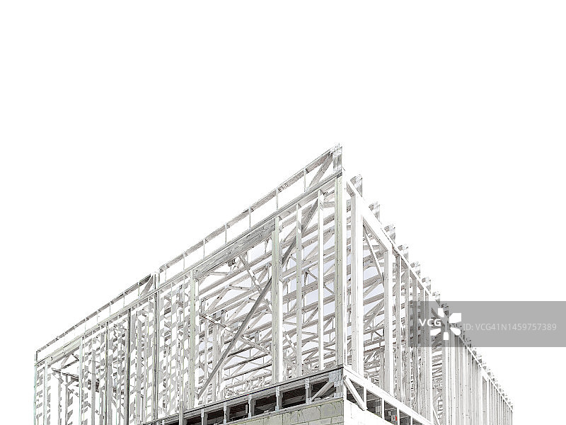 建设中的现代建筑图片素材