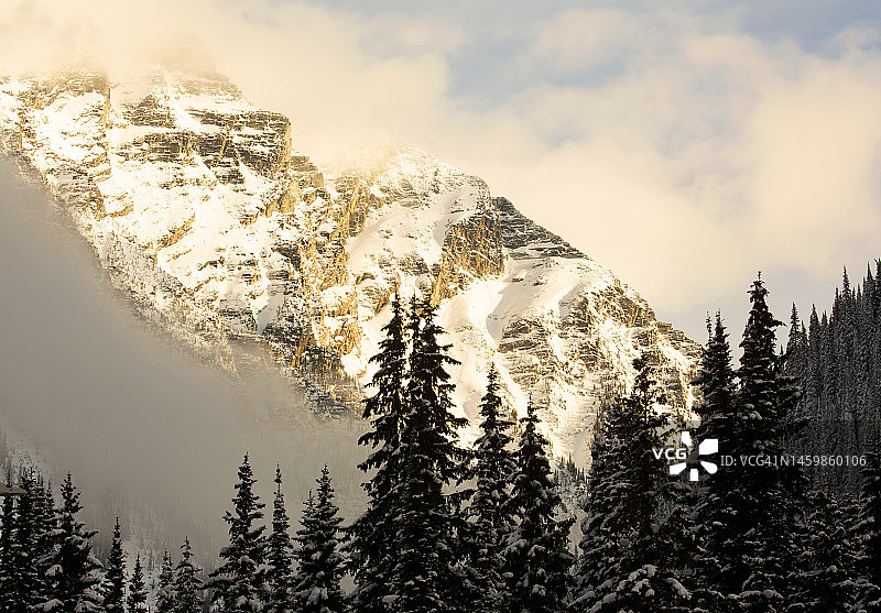 雪山局部图图片素材