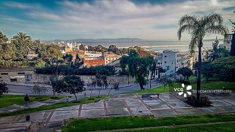 丹吉尔全景图片素材