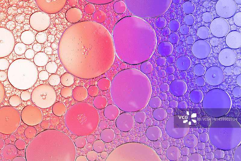 油滴和气泡抽象背景图片素材