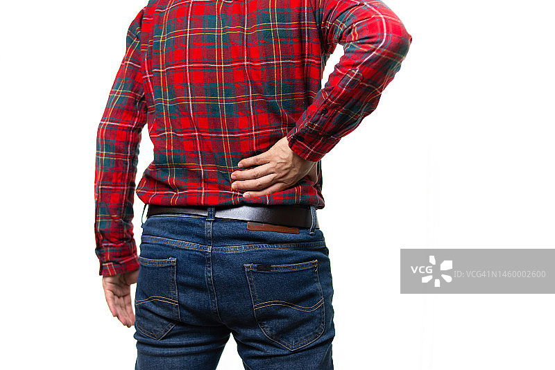 商务人士腰背疼痛图片素材