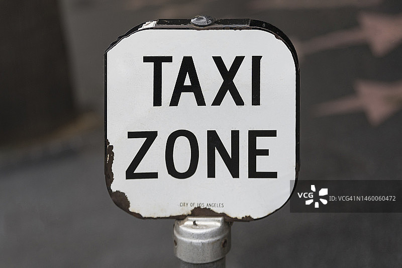 出租车区域标志图片素材