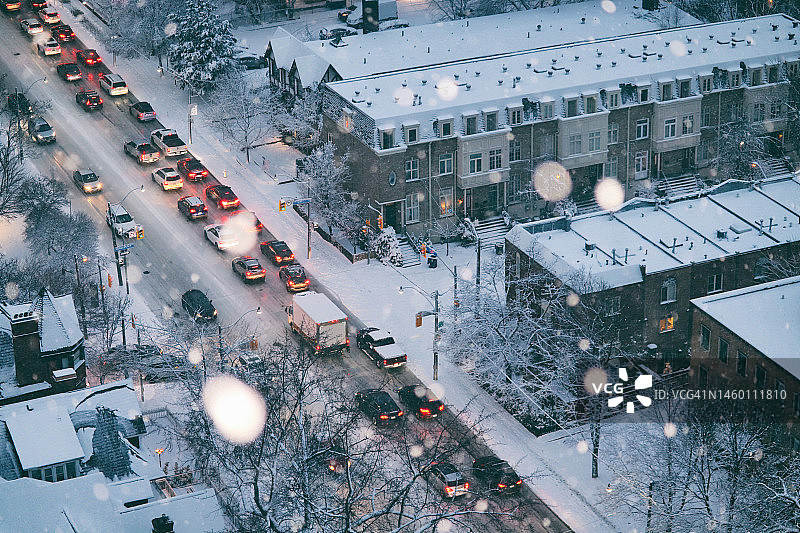 多伦多假日雪景球图片素材