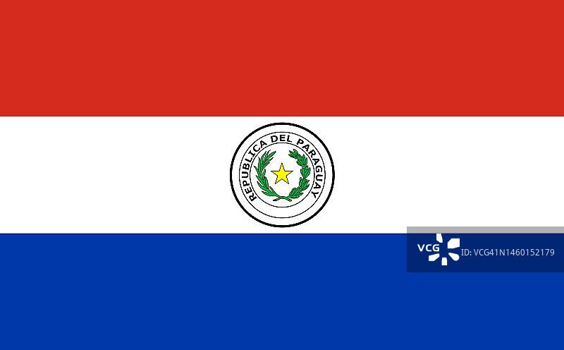 巴拉圭国旗矢量素材图片素材