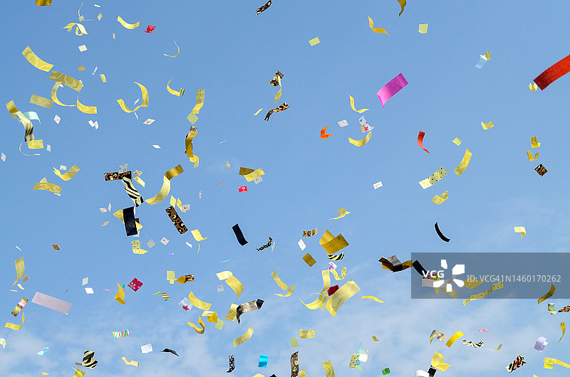 庆祝派对五彩纸屑爆炸背景图片素材
