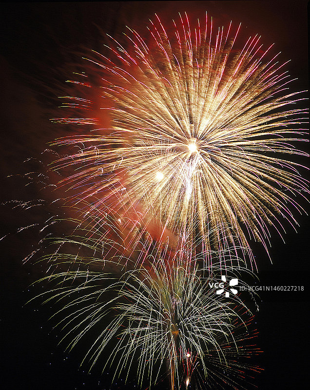 彩色烟花图片素材