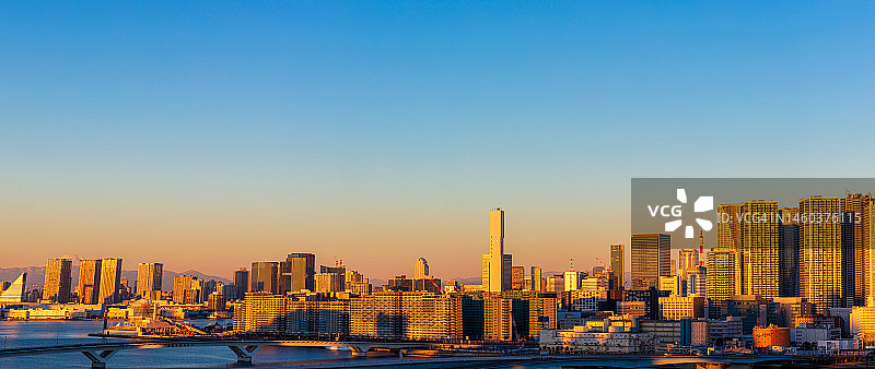 东京新年日出图片素材