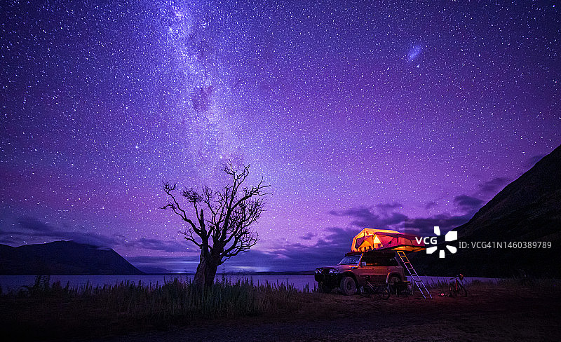 星空睡眠图片素材