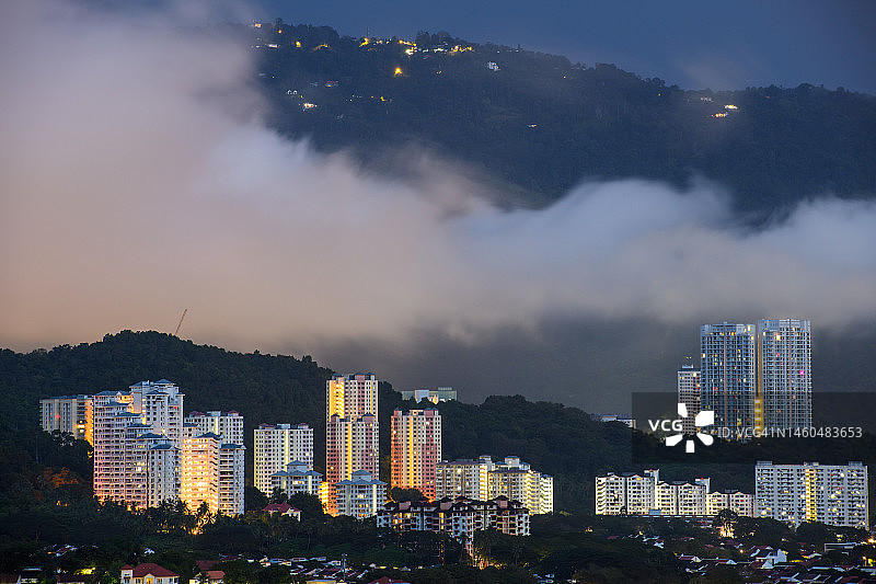 槟城岛住宅区图片素材