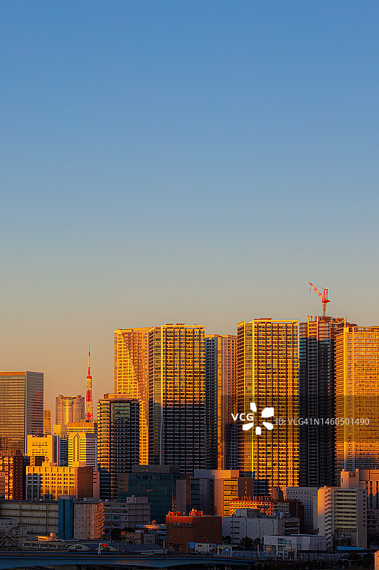 东京新年日出图片素材