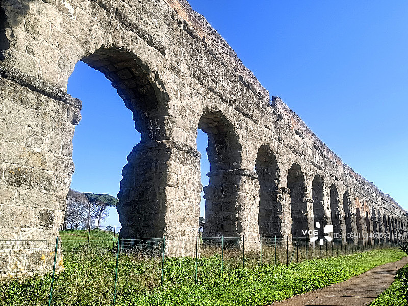 罗马引水渠遗址图片素材
