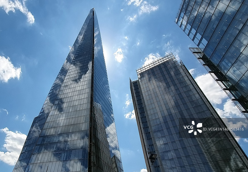 伦敦桥碎片大厦办公楼景观，英国伦敦图片素材