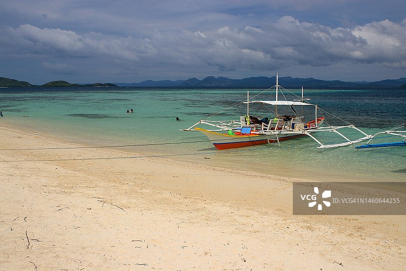 帕斯岛海滩和支架图片素材