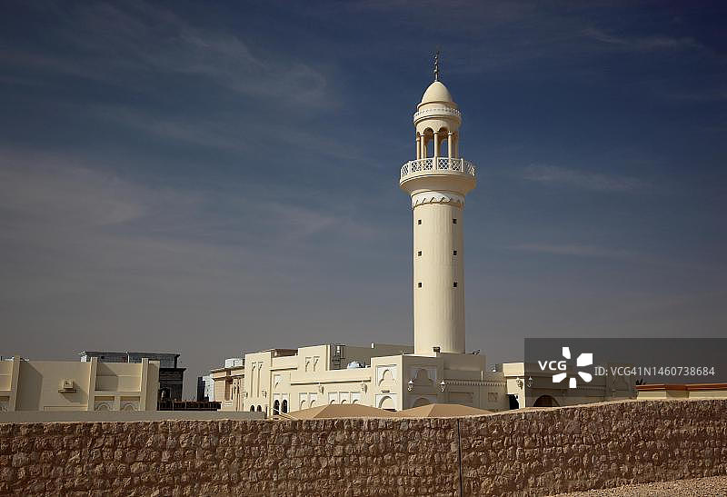 卡塔尔乌姆·萨拉尔·穆罕默德清真寺图片素材