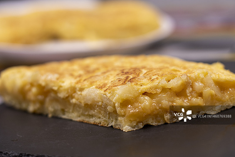 西班牙煎蛋卷——土豆和鸡蛋图片素材