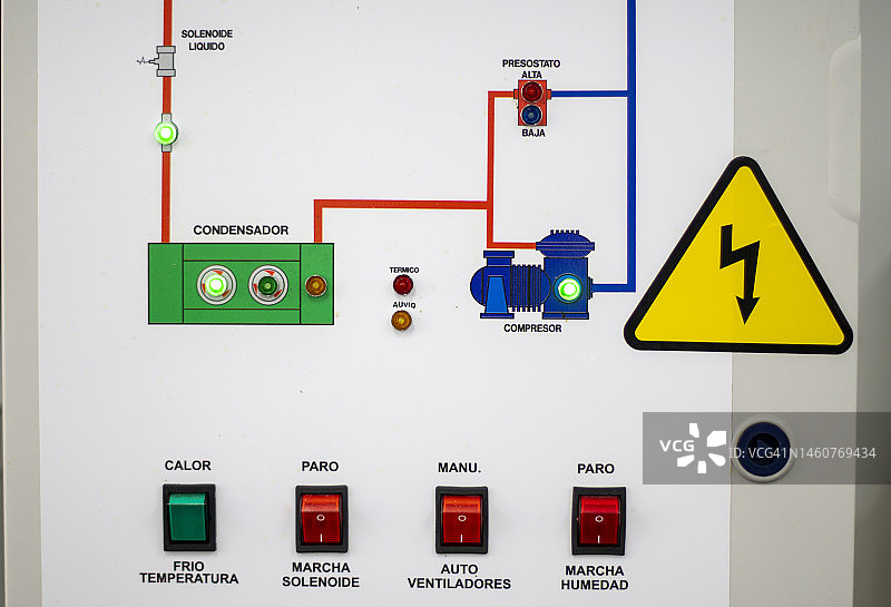 电气装置控制面板图片素材