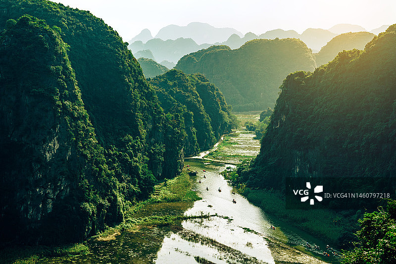 越南三谷的迷人景色图片素材