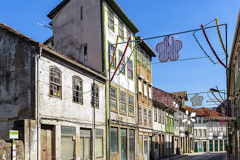 葡萄牙北部拉梅戈街景图片素材