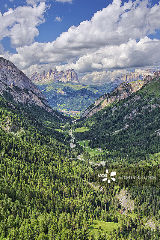 孔特林山谷（意大利多洛米蒂）图片素材
